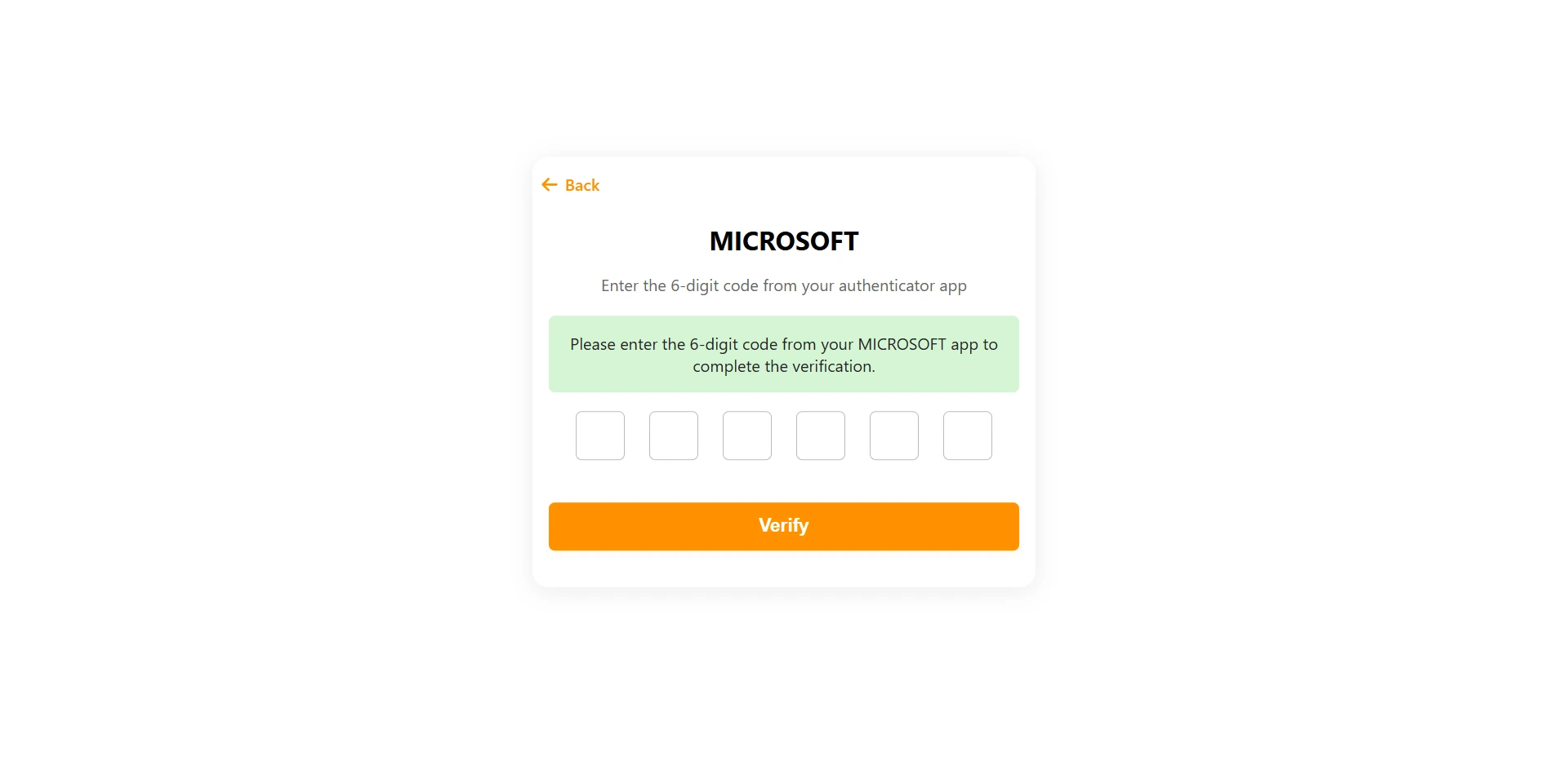 TYPO3 2FA -  Two Factor Authentication - 2FA for TYPO3 2FA - Microsoft Authenticator