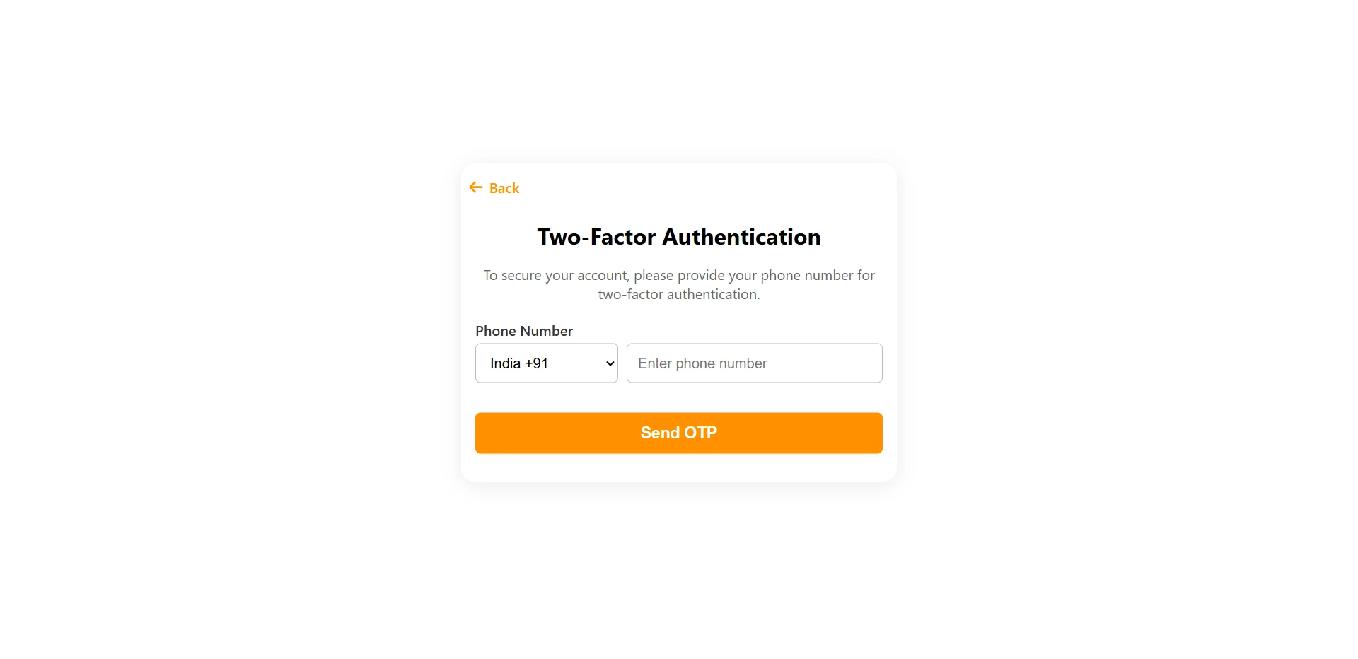 TYPO3 2FA -  Two Factor Authentication - 2FA for TYPO3 2FA - OTP Over SMS