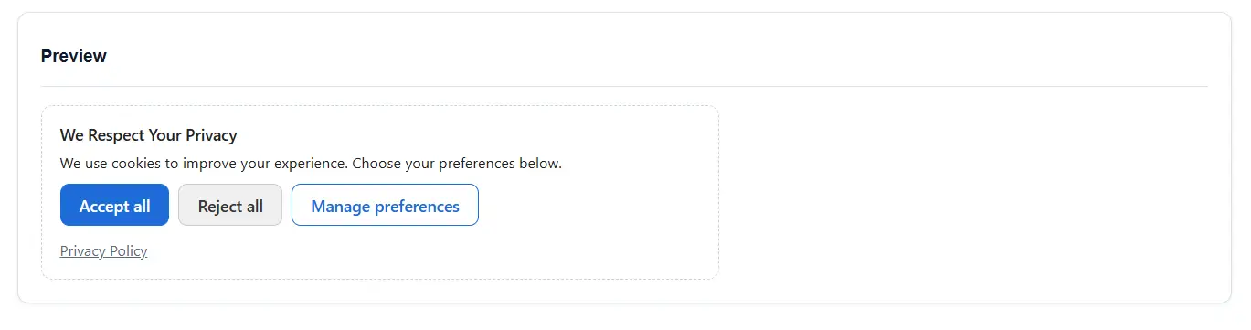 miniOrange DNN Privacy Compliance - Banner style