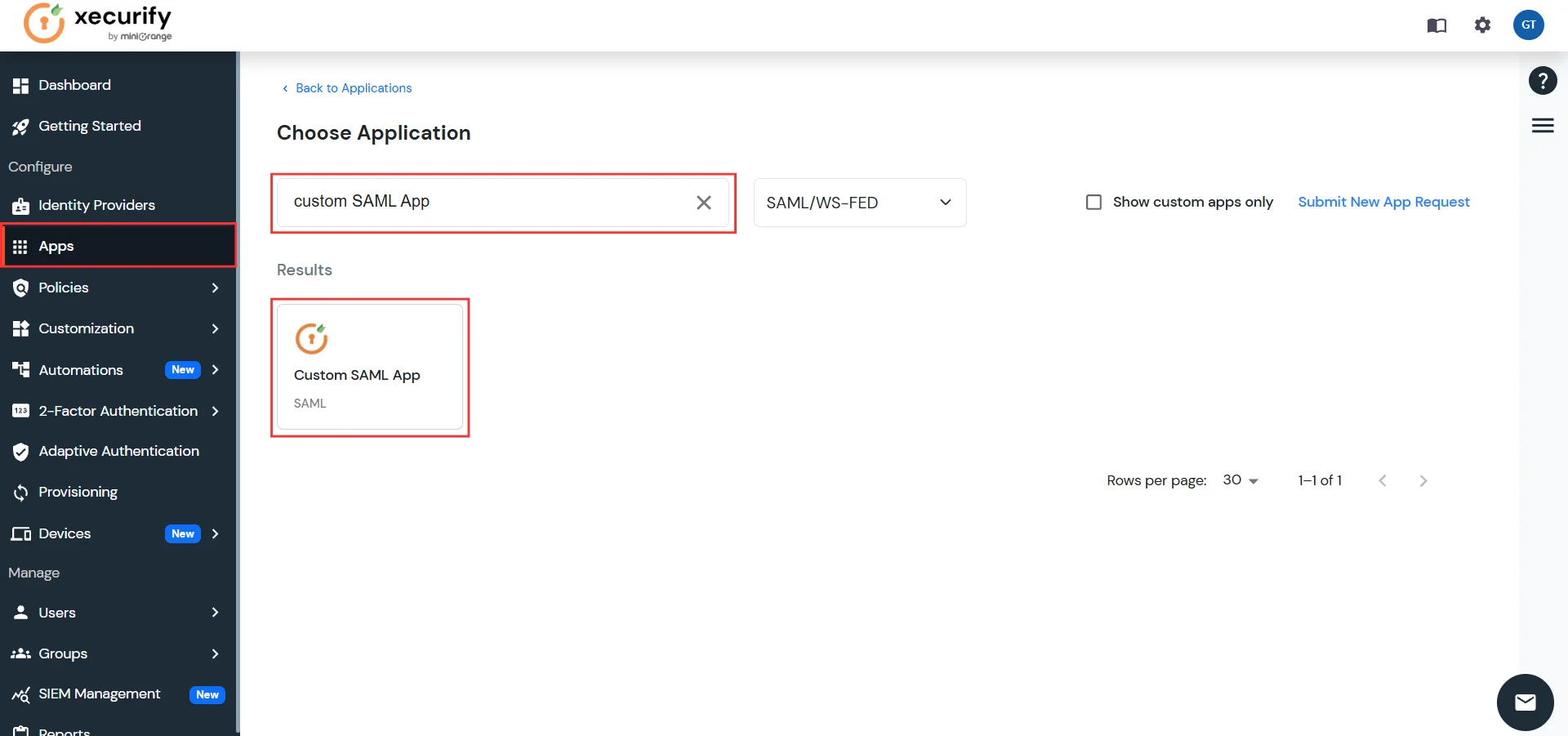 nopCommerce SAML Single Sign-On (SSO) using miniOrange as IDP - search application