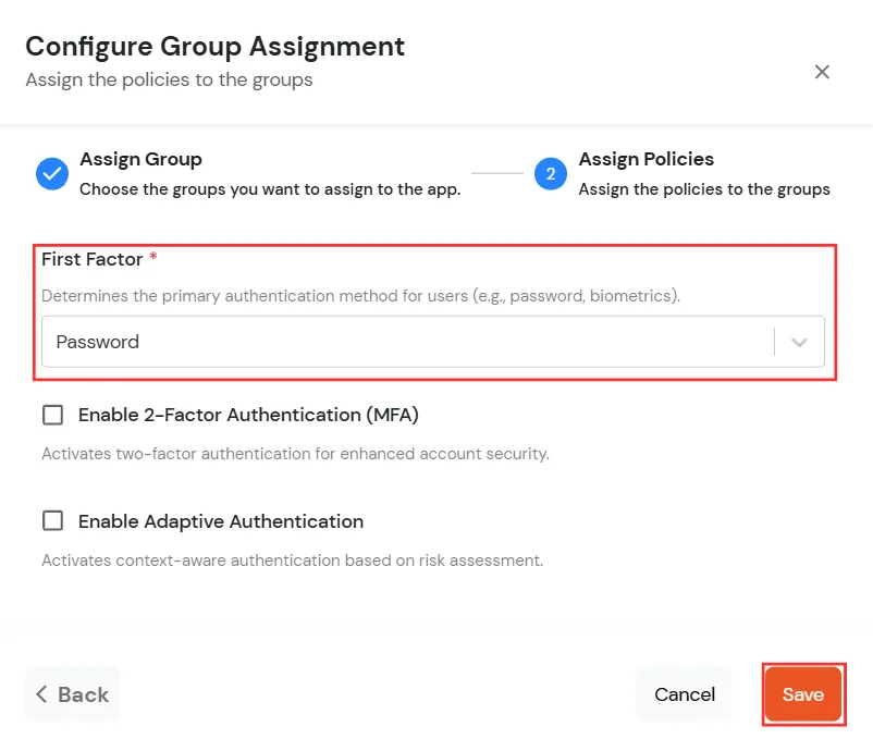 DNN SAML Single Sign-On (SSO) using miniOrange as IDP - First factor dropdown