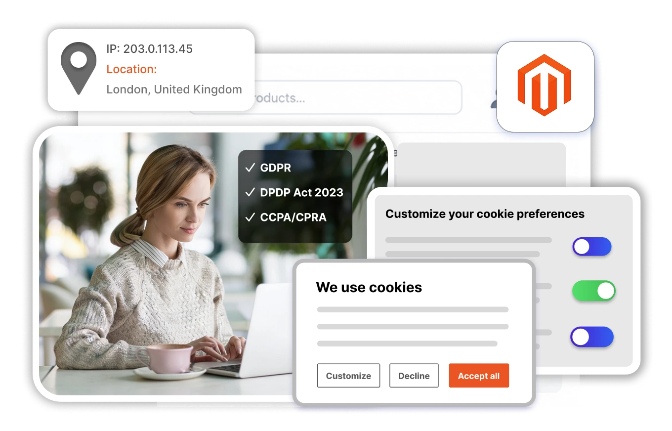 Magento Global Privacy Compliance Management