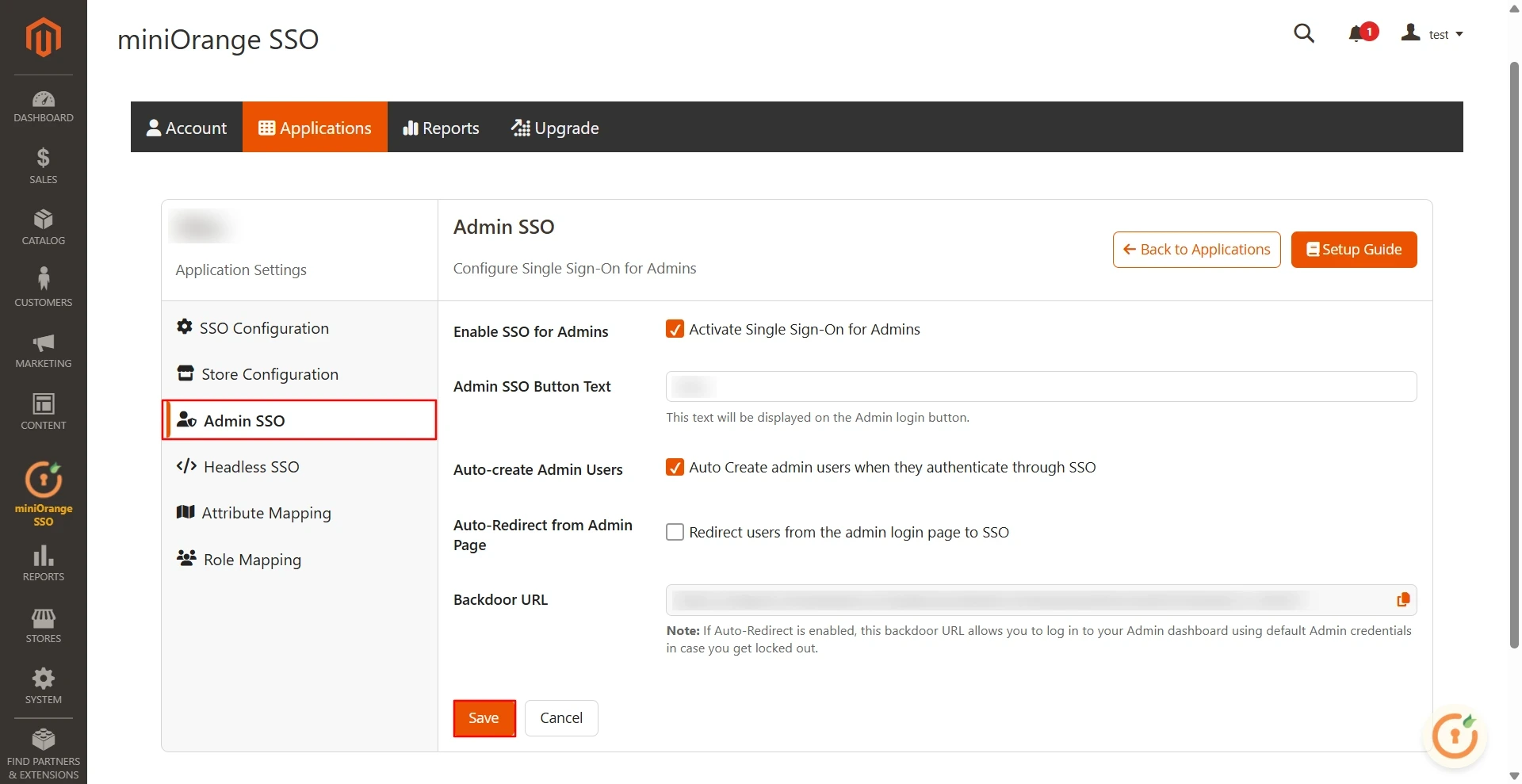 Magento OAuth Client  Single-Sign-On (SSO) |PingFederate As OAuth Provider
