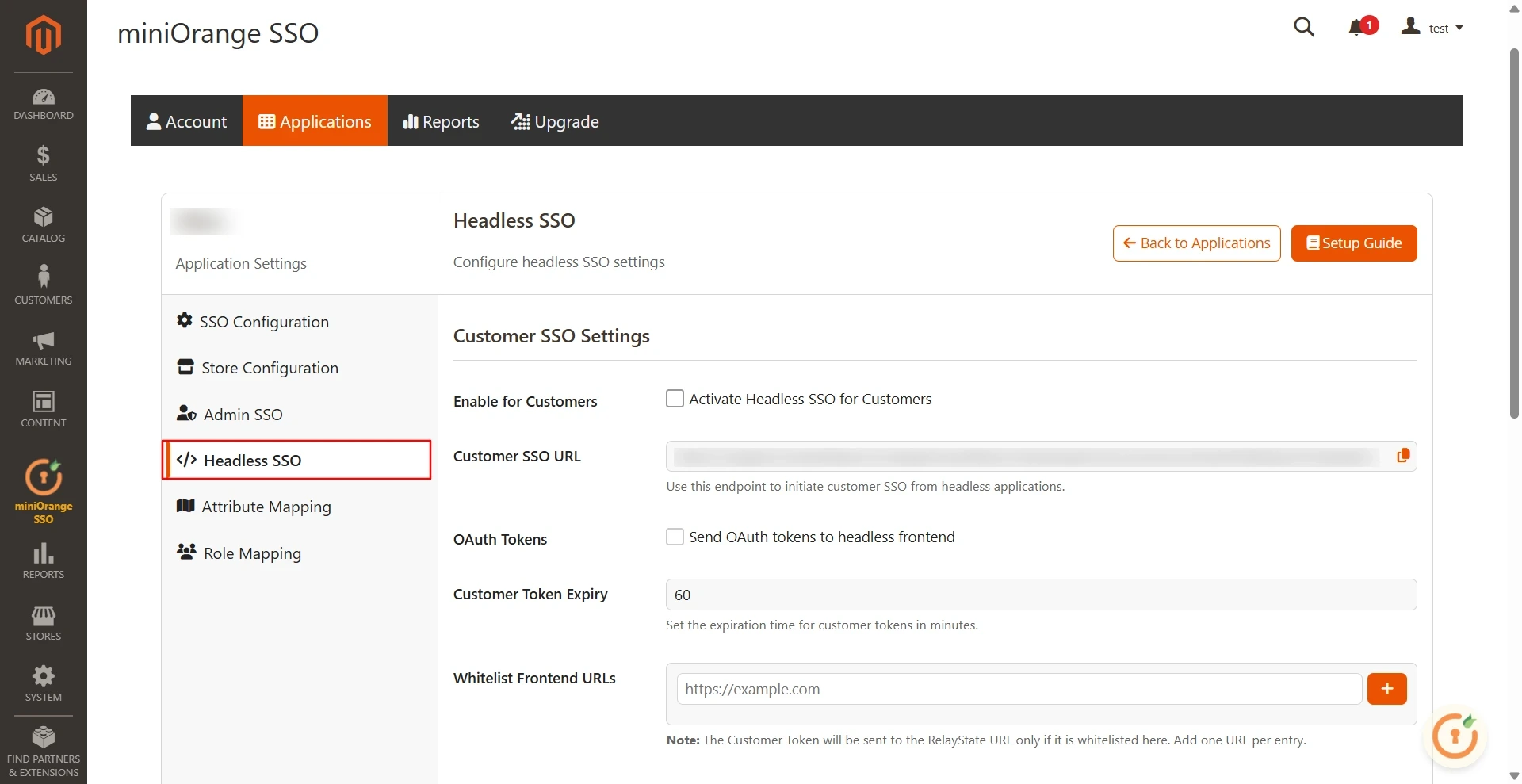Magento OAuth Client Single-Sign-On (SSO) | Headless SSO
