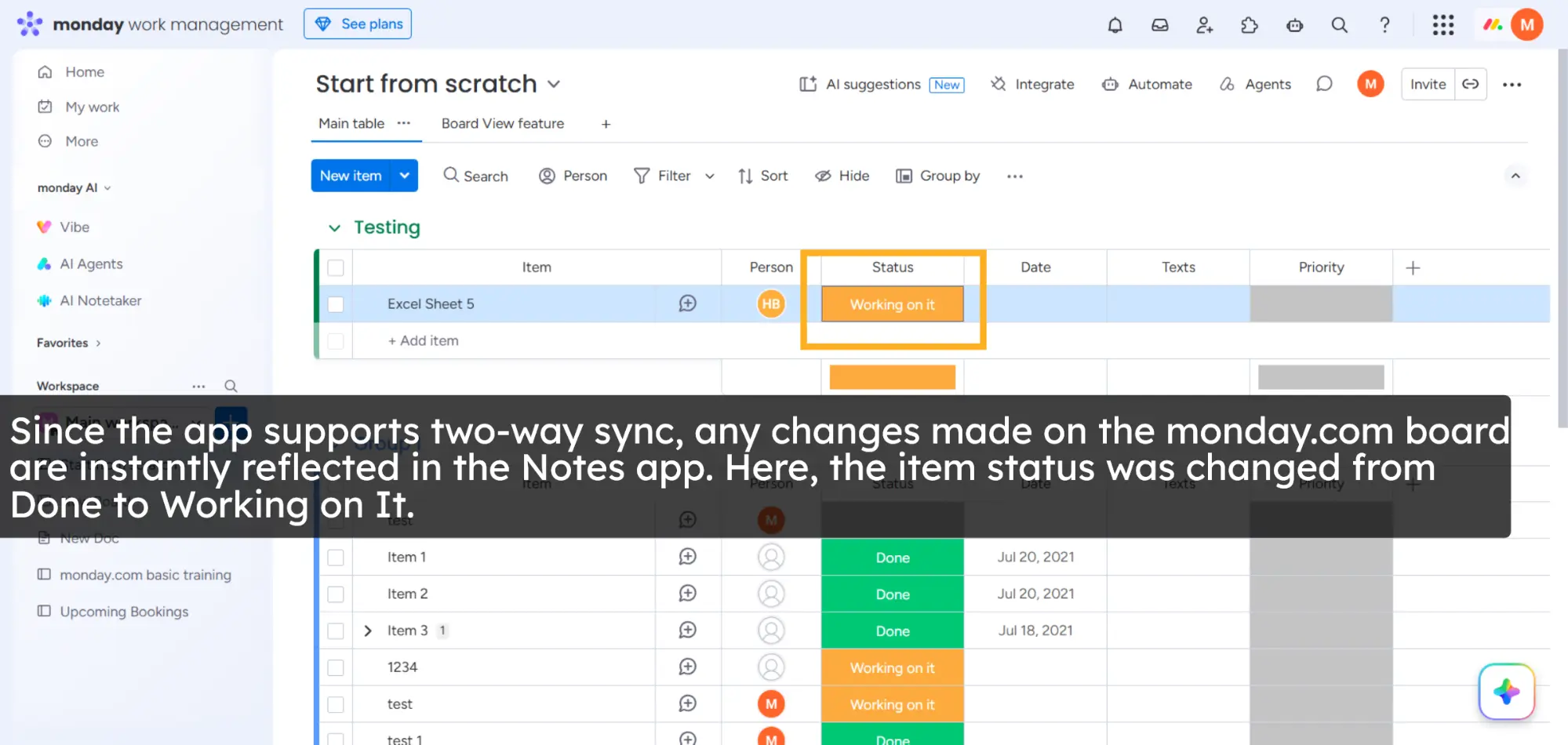 Create And Manage Board Items In Monday
