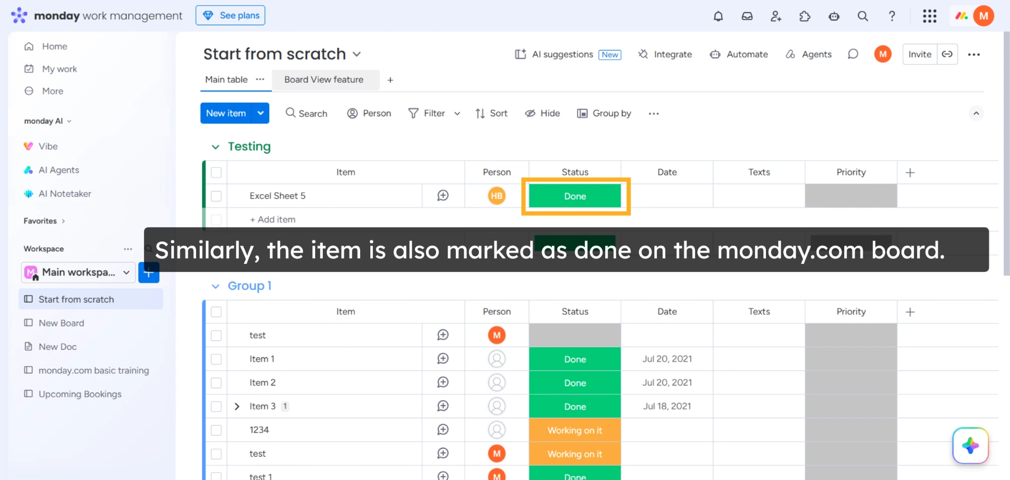Create And Manage Board Items In Monday