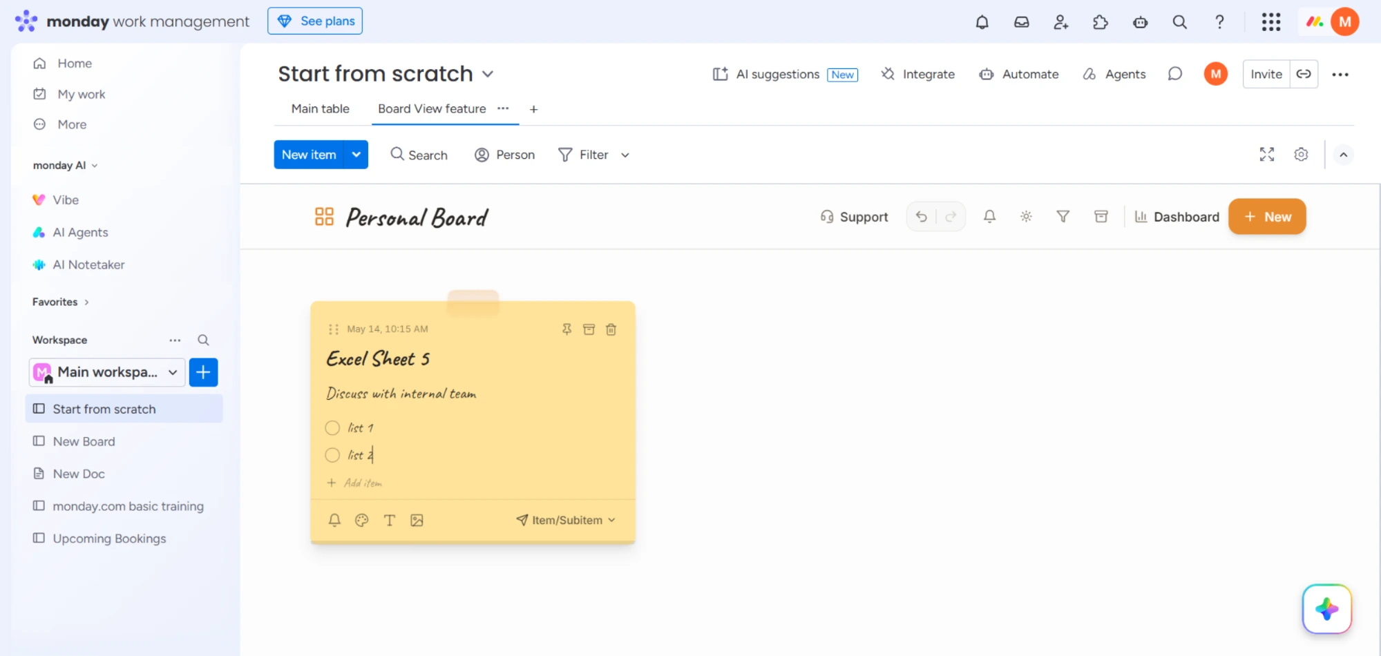 Create And Manage Board Items In Monday