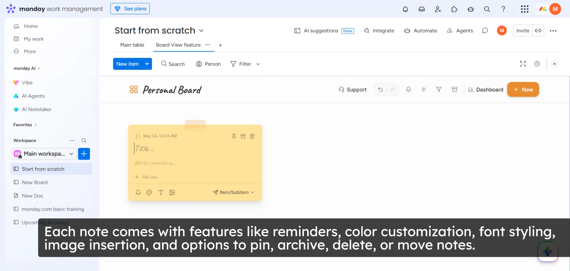 Create And Manage Board Items In Monday