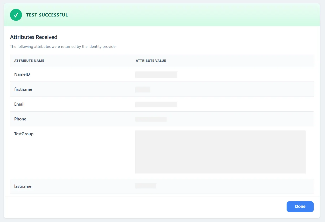 DNN SAML SSO - Successful Test Configuration