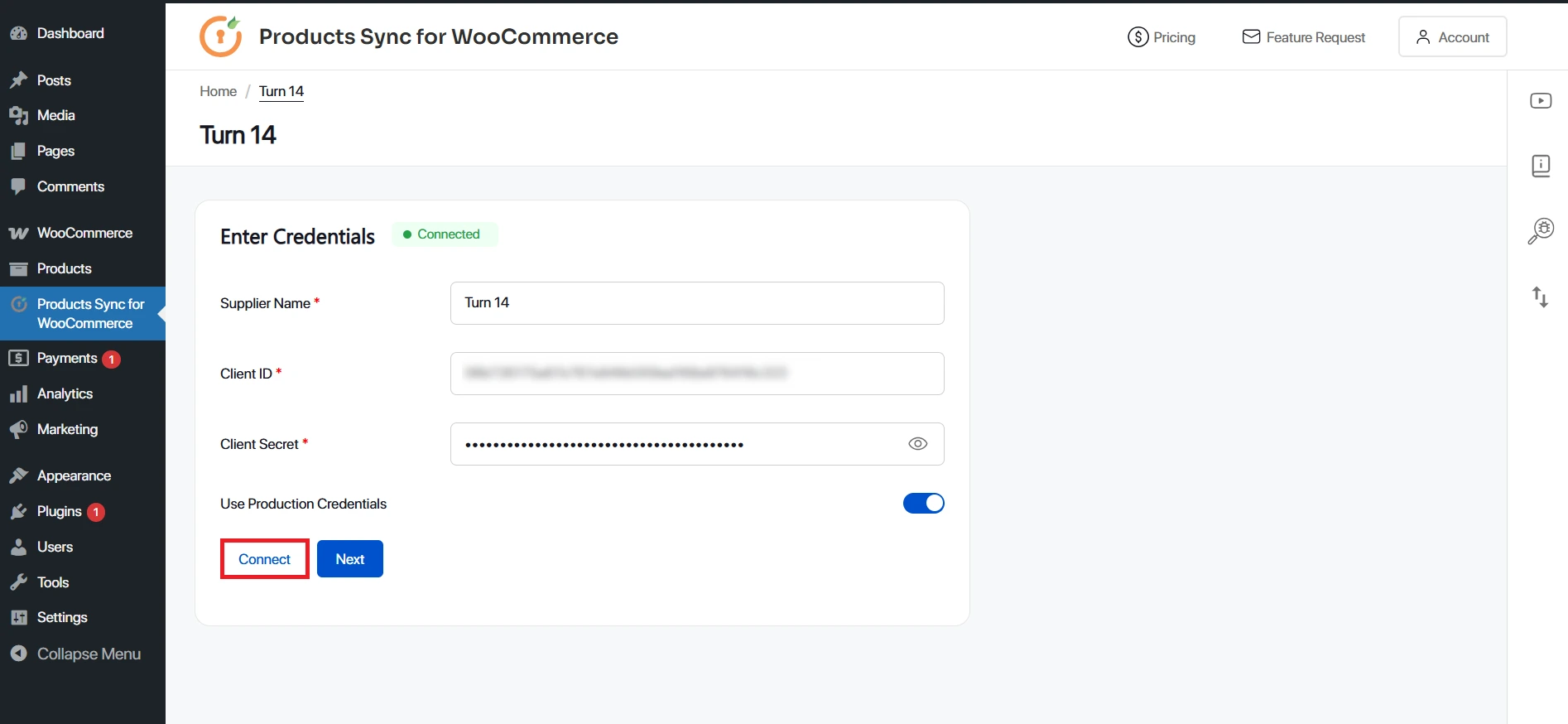 WooCommerce Product Sync - connect and save Turn14