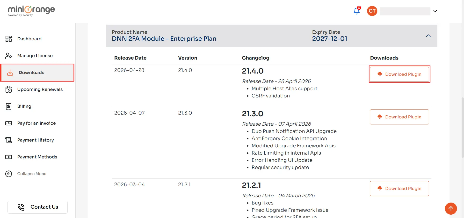 DNN 2FA Premium and Enterprise Plugin Download