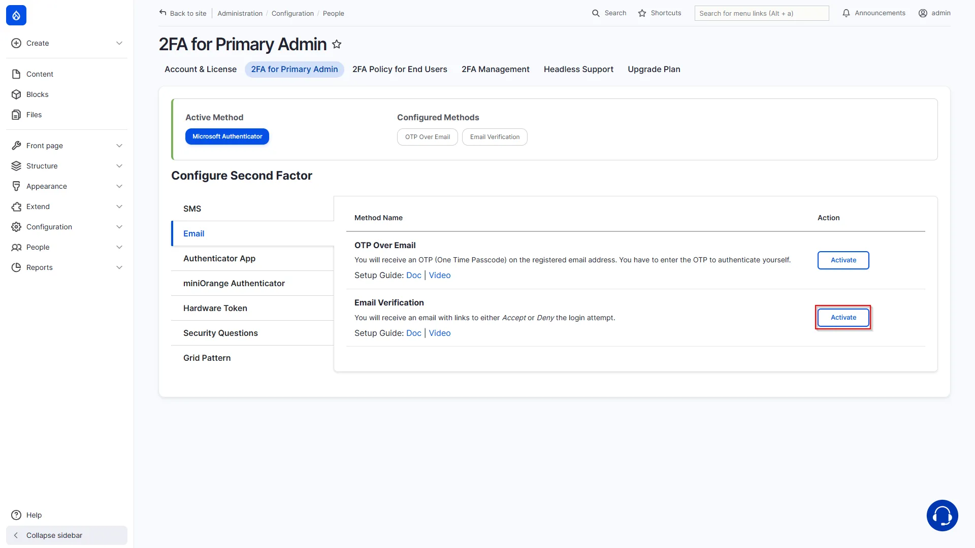 Drupal-2FA-Email-Verification-Click-Activate-Button