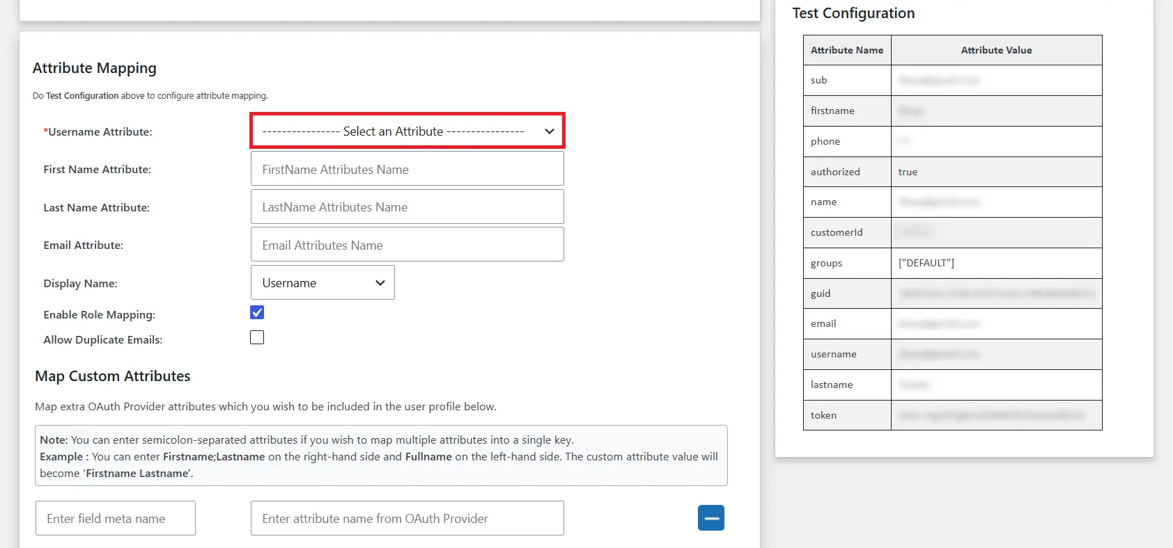 Entra External ID (CIAM) Single Sign-On (SSO) - Attribute Mapping
