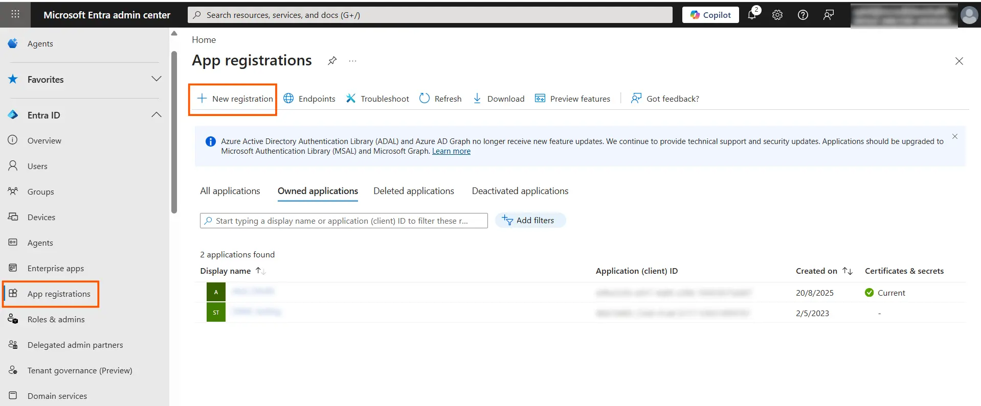 Entra External ID (CIAM) Single Sign-On (SSO) OAuth - create application