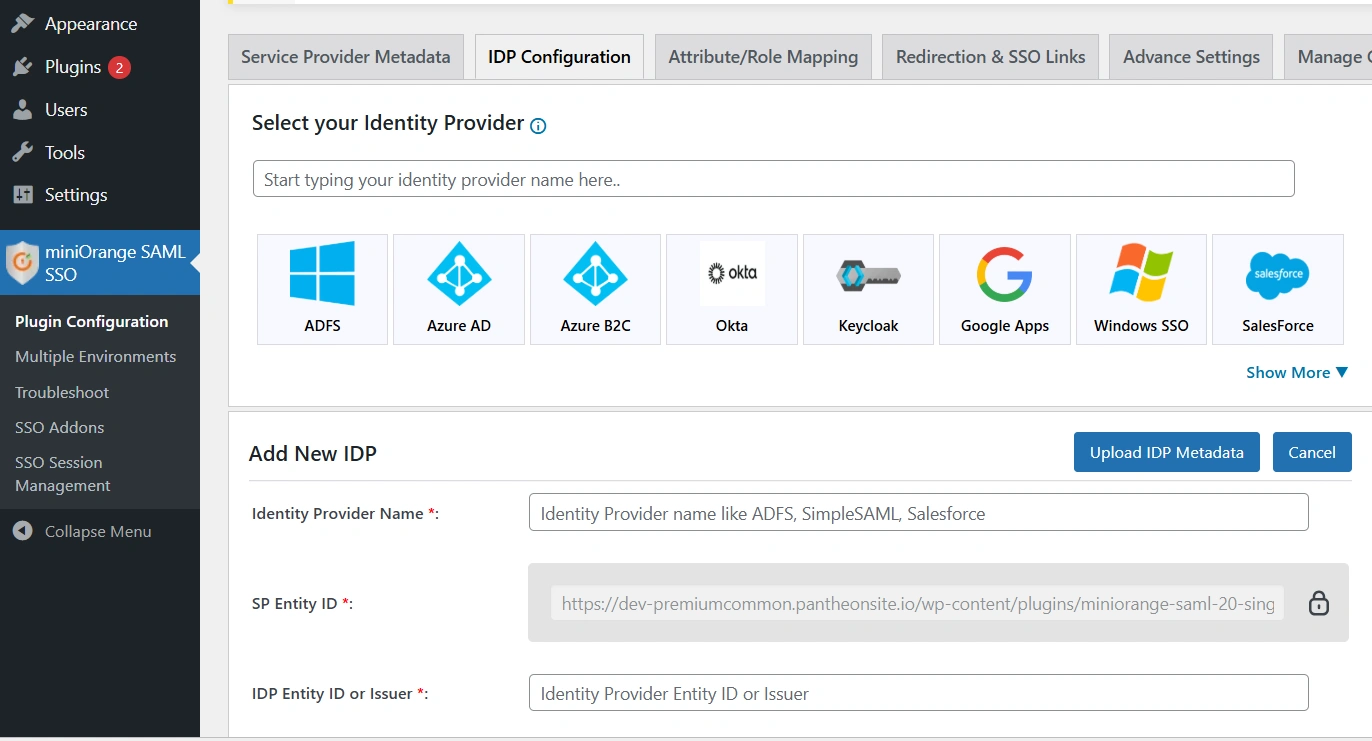 SAML Okta | Okta login | Upload IDP Metadata