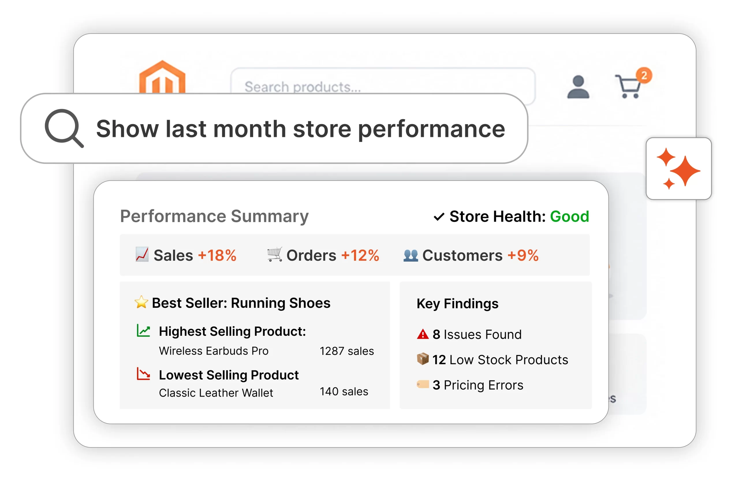 Magento AI-Powered Store Auditing and Data Analysis with MCP Server