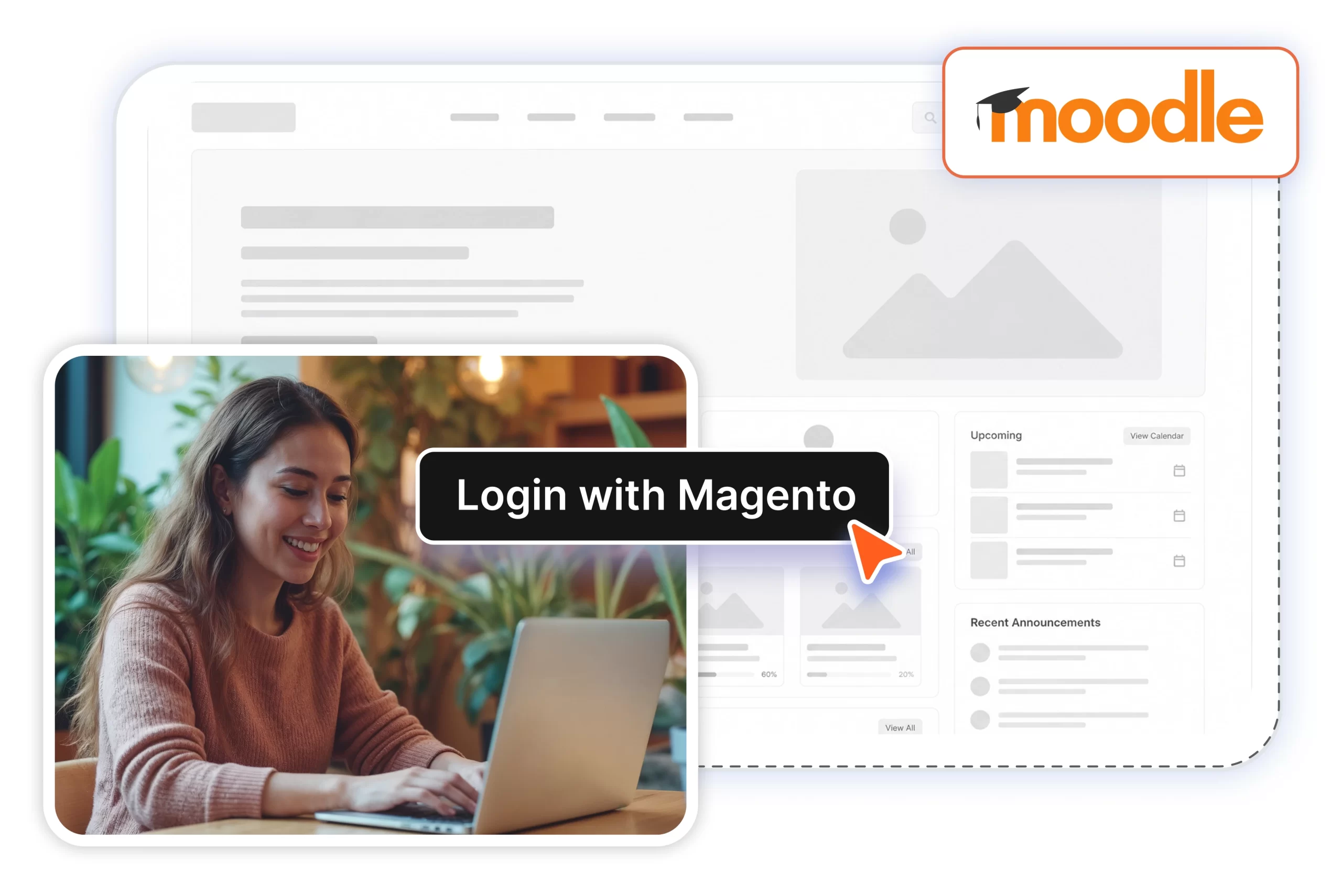 Magento IDP Login for LMS Integration