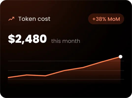 Token costs climbing