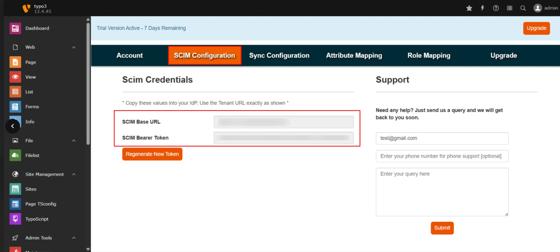 TYPO3 User Provisioning | SCIM Configuration