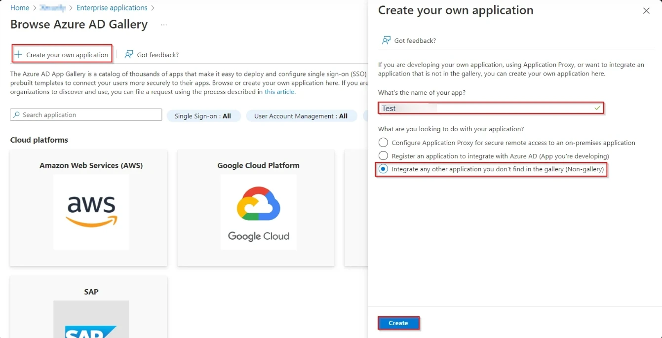 TYPO3 User Provisioning - Azure AD Create your own application