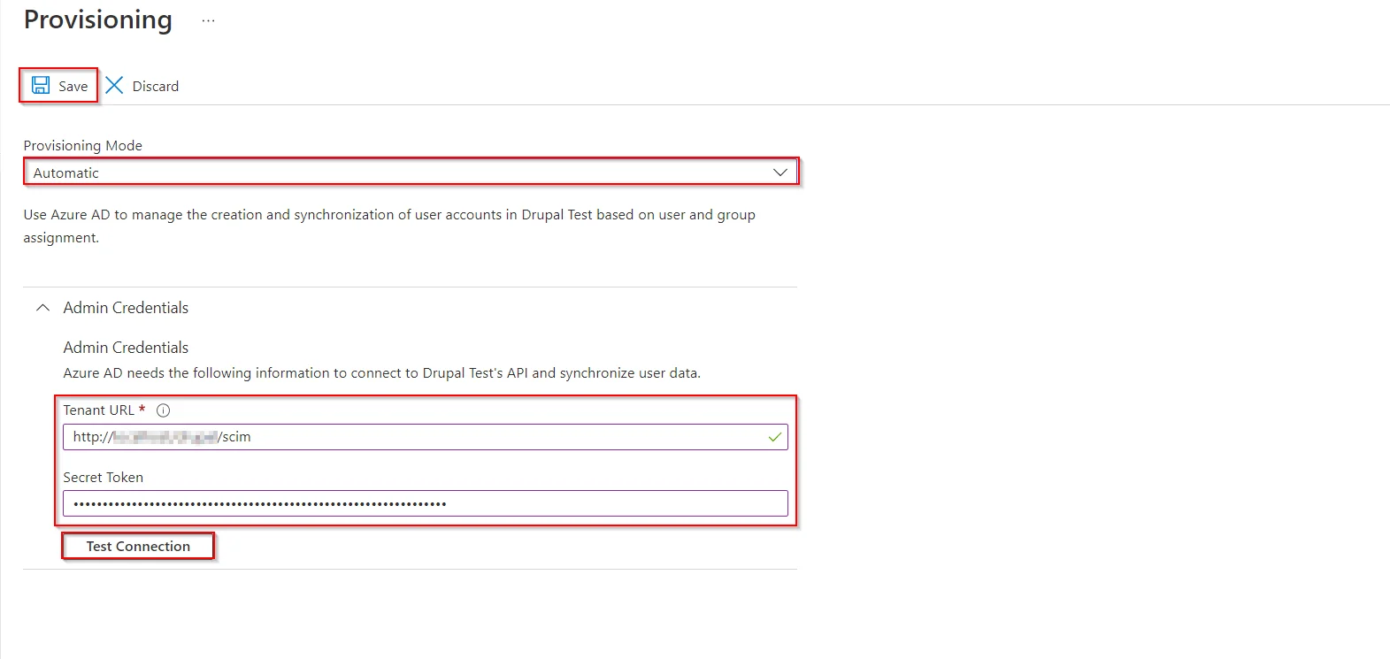 Azure AD SCIM TYPO3- Provisioning Mode