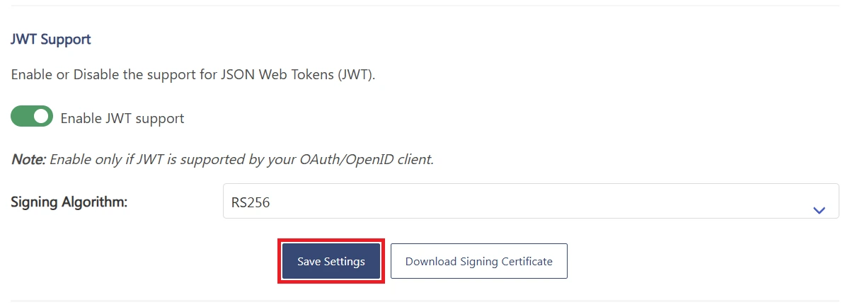 Single Sign-On (SSO) using WordPress as OAuth Server - CSR24 SSO - save settings