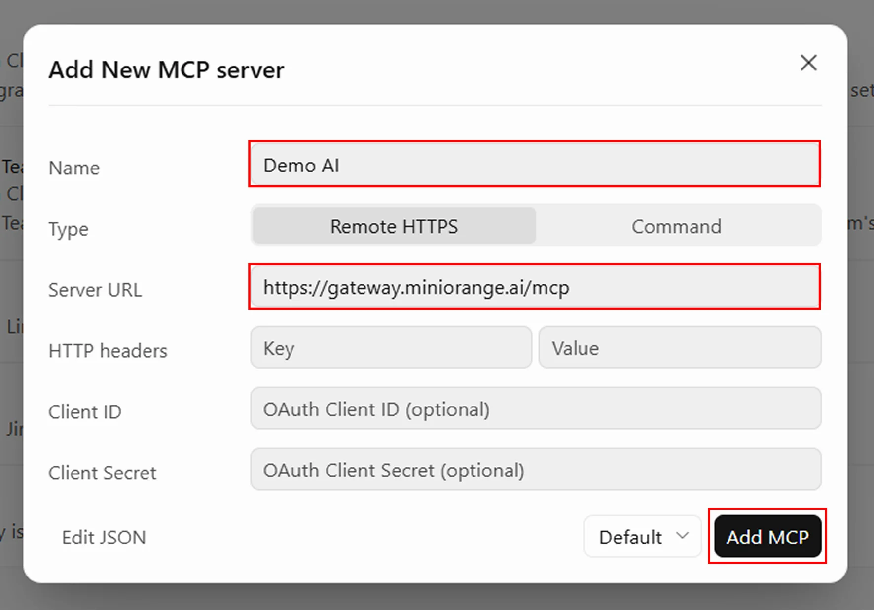 Connect Cursor to WordPress site | Add new MCP server