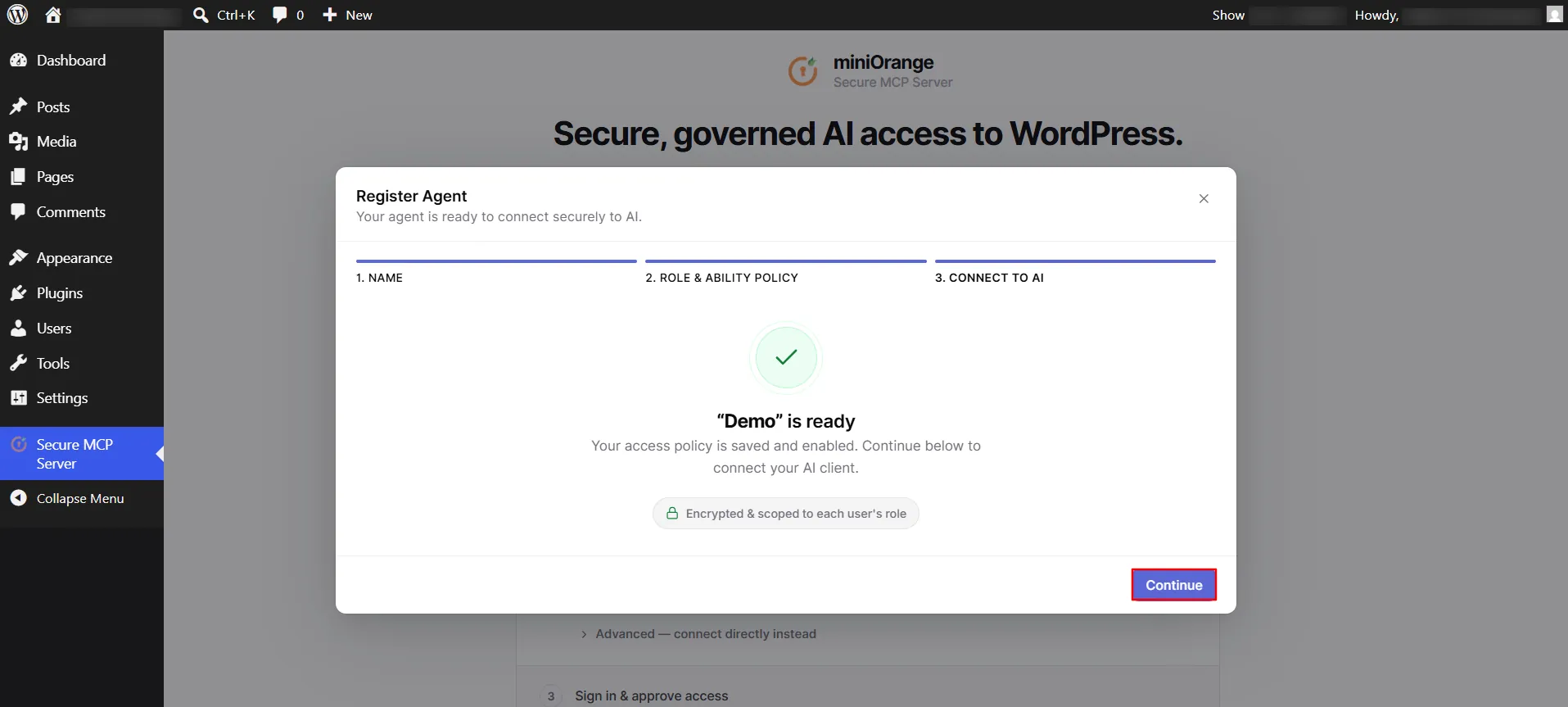 Connect WordPress to AI Agents using MCP | Connect your AI client