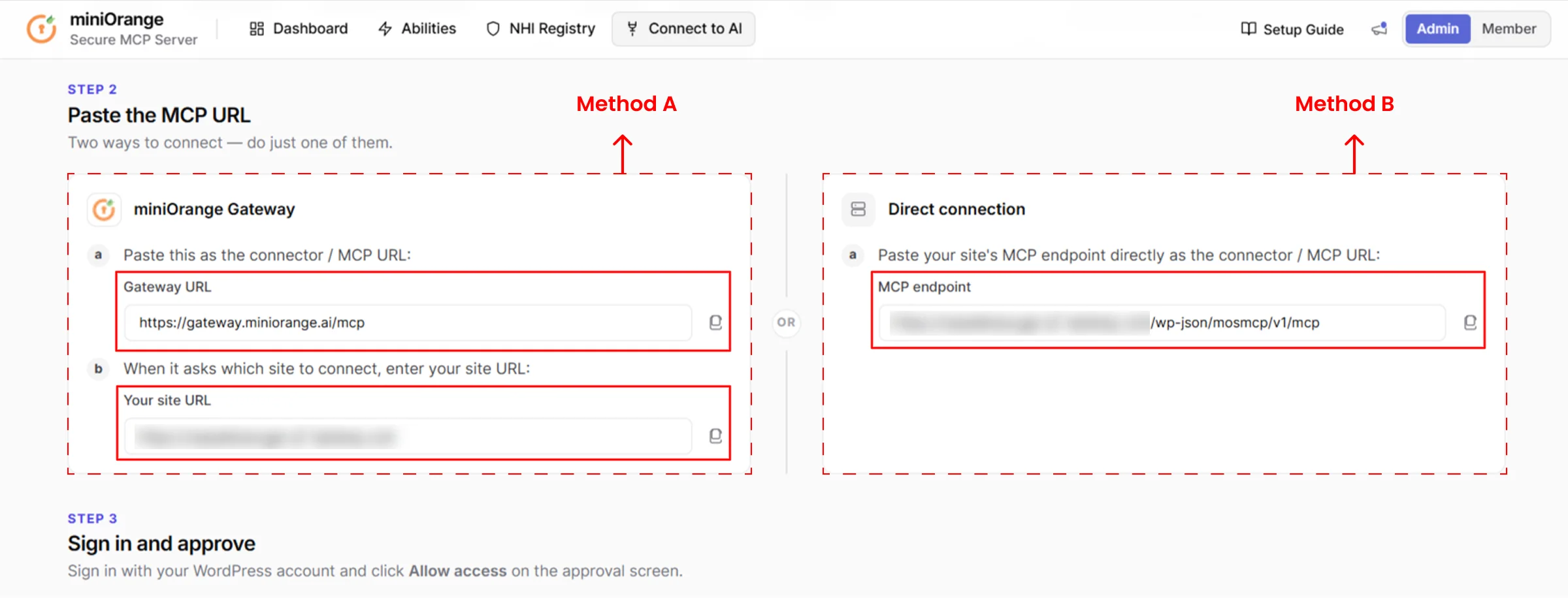 Connect Claude AI to WordPress site | Connection methods