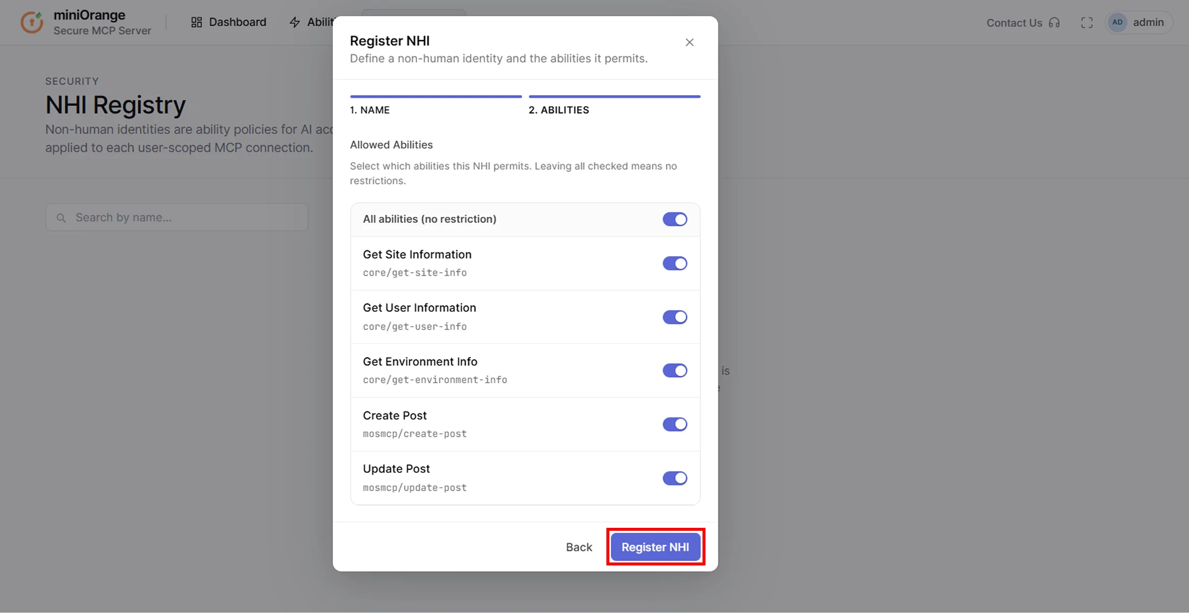 Connect WordPress to AI Agents using MCP | Click Register NHI