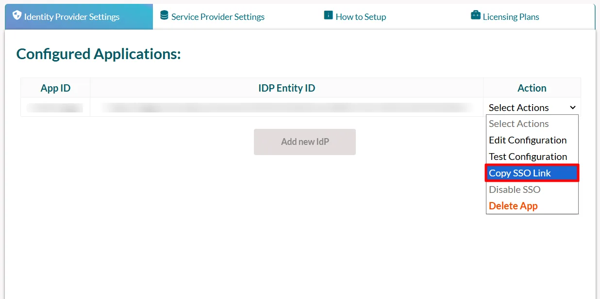 Umbraco SAML SSO - Copy SSO Link