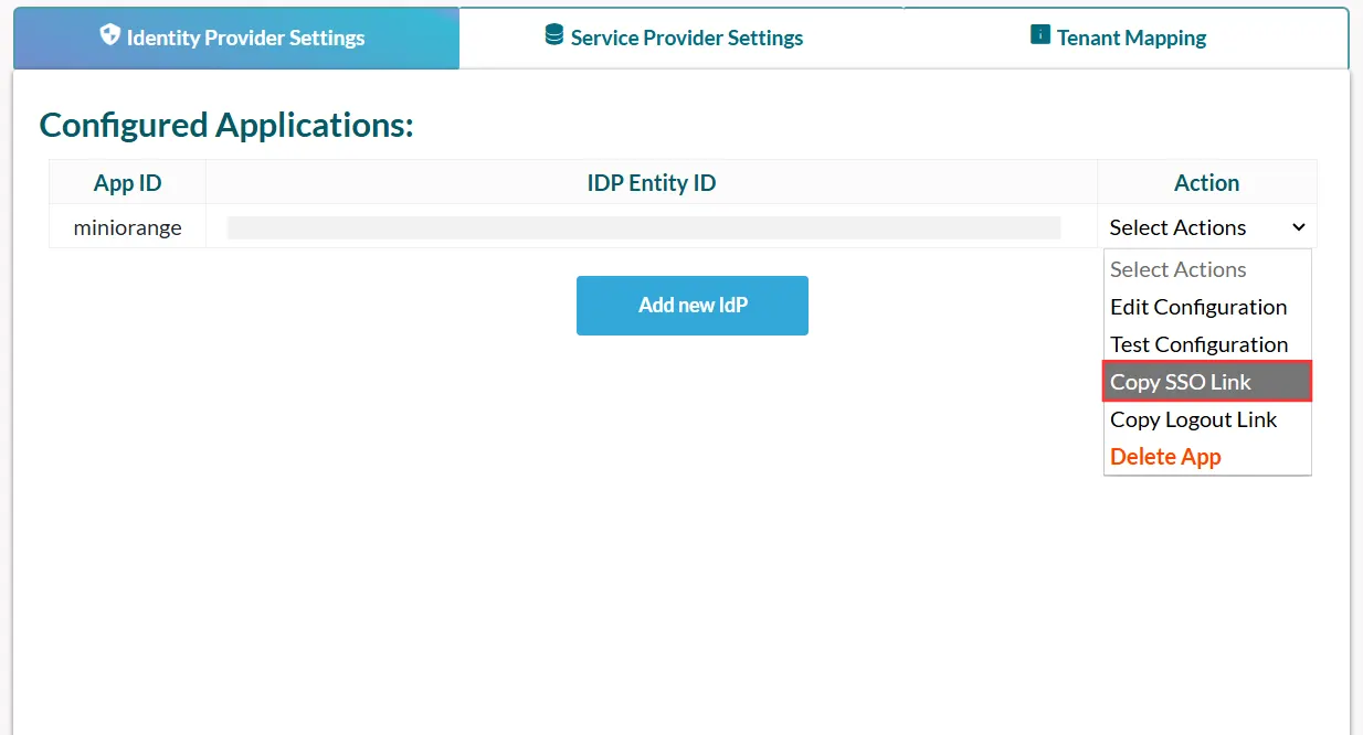 ASP.NET Framework Copy SSO Link