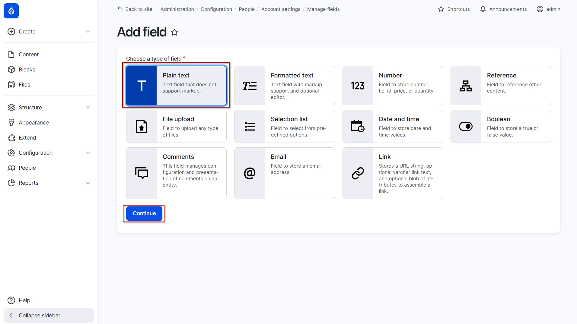 Drupal LDAP - Select Plain Text Field Type