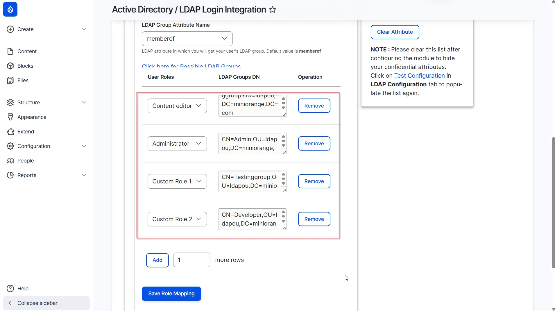 Drupal LDAP - Add Multiple User Roles