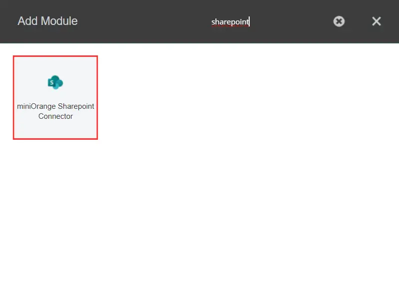 DNN SharePoint Connector - Search and Add Module