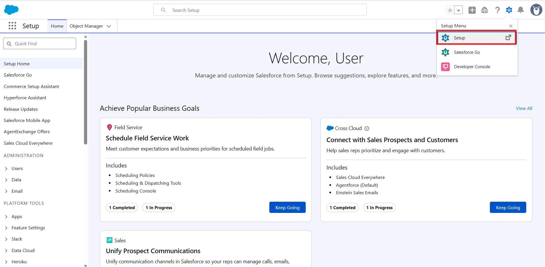Permission set setup in Salesforce