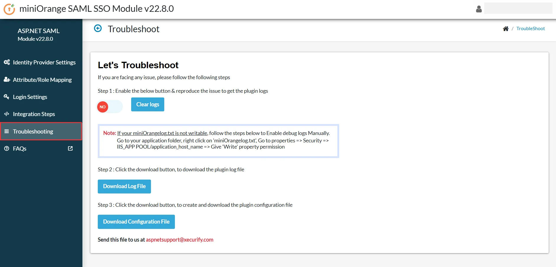 ASP.NET Framework - TroubleShoot