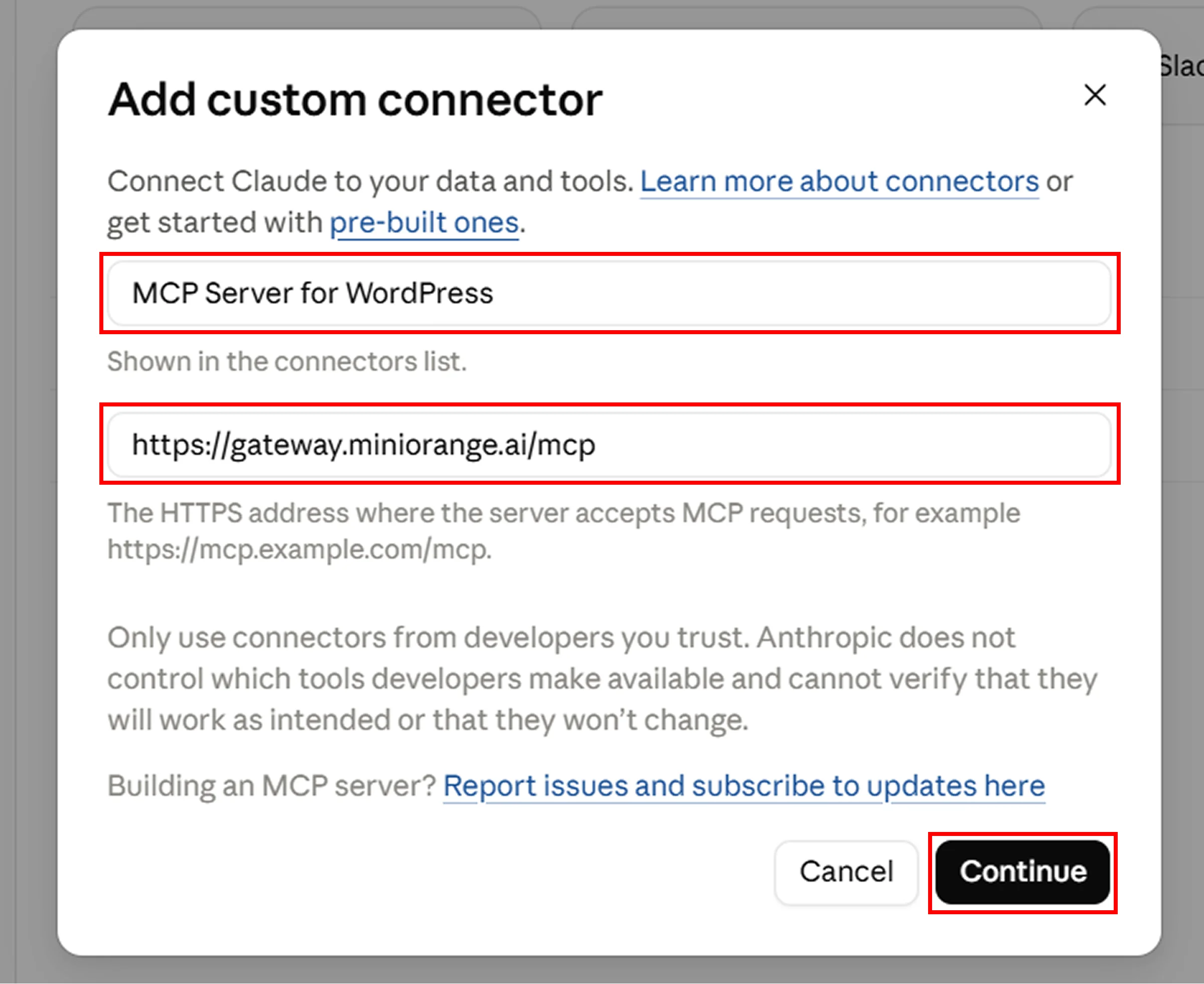 Connect Claude AI to WordPress site | Claude Continue