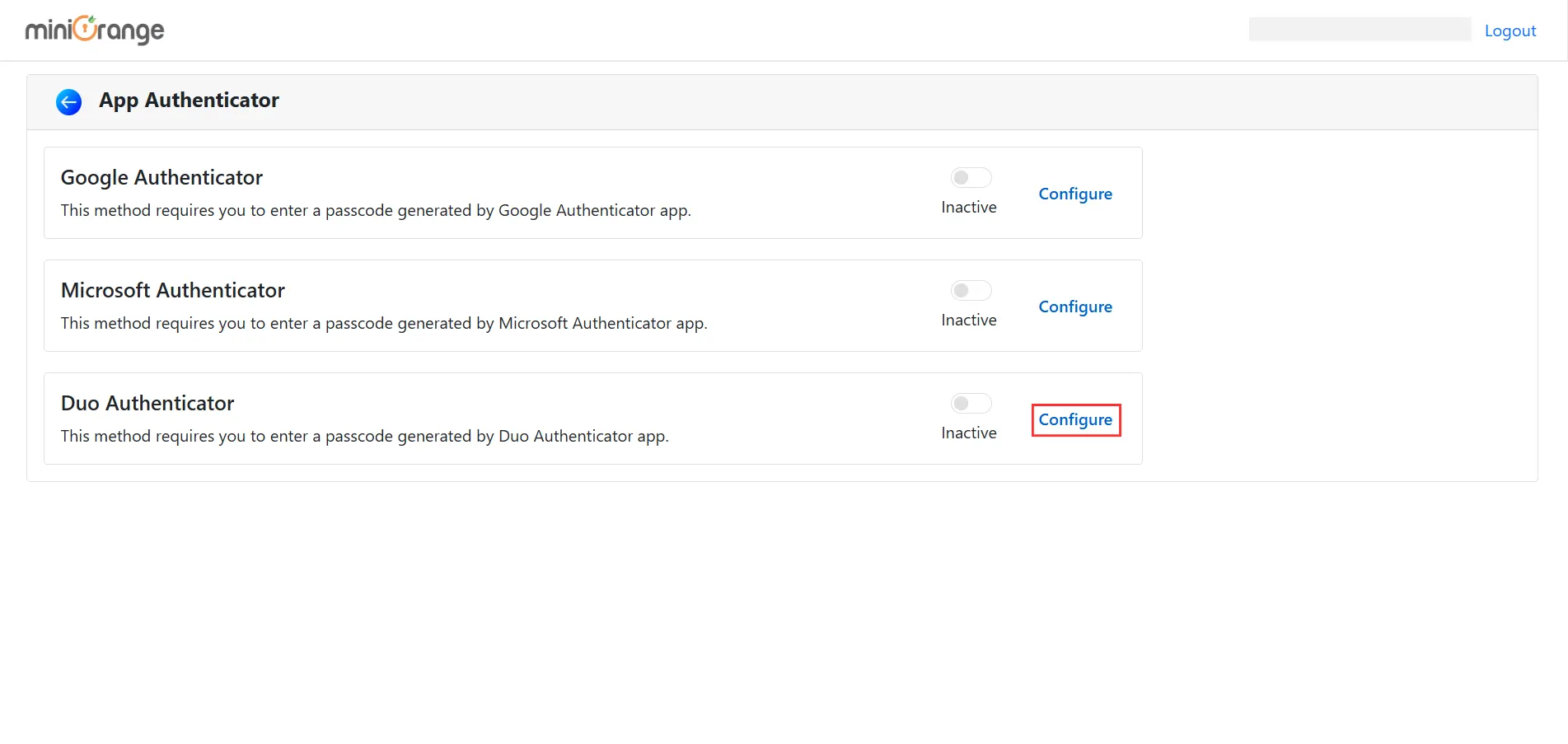 Umbraco 2FA - Configure Duo Authenticator