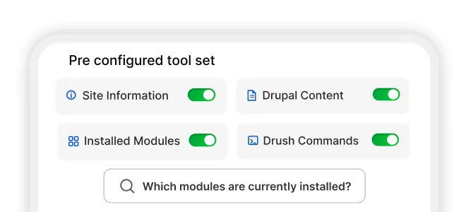 Drupal MCP Server - Built-in AI Tools