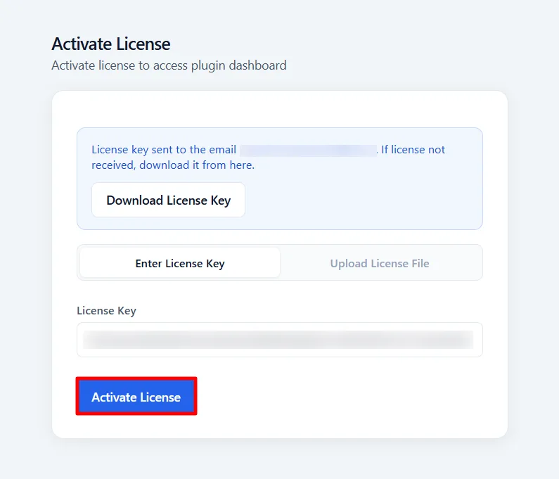 Kentico AD - Enter and Activate License