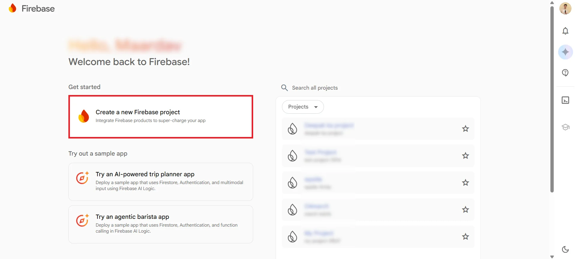 Firebase Go to console - Firebase Authentication for WordPress
