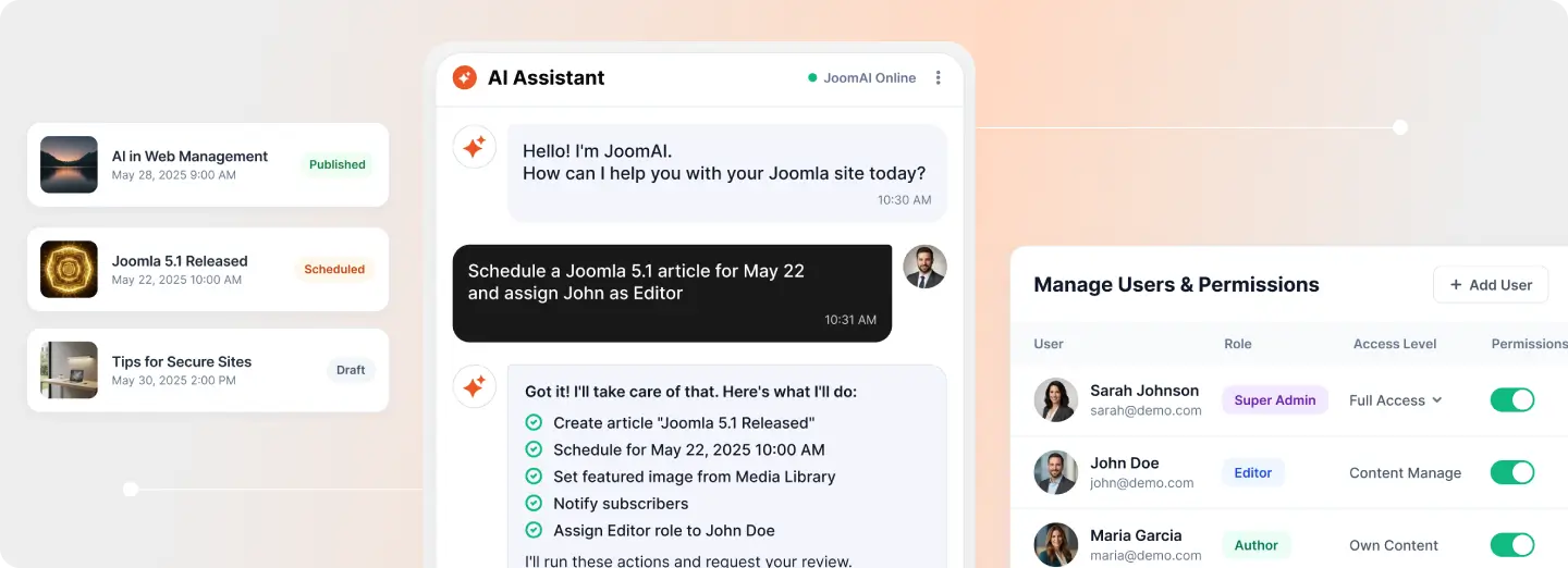 JoomAI: AI Assistant & MCP Server Banner