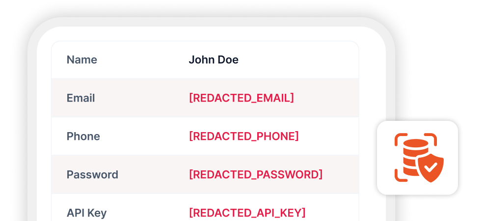 Sensitive Data Redaction