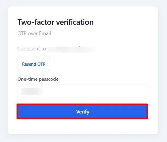 Kentico MFA - Verify OTP on login