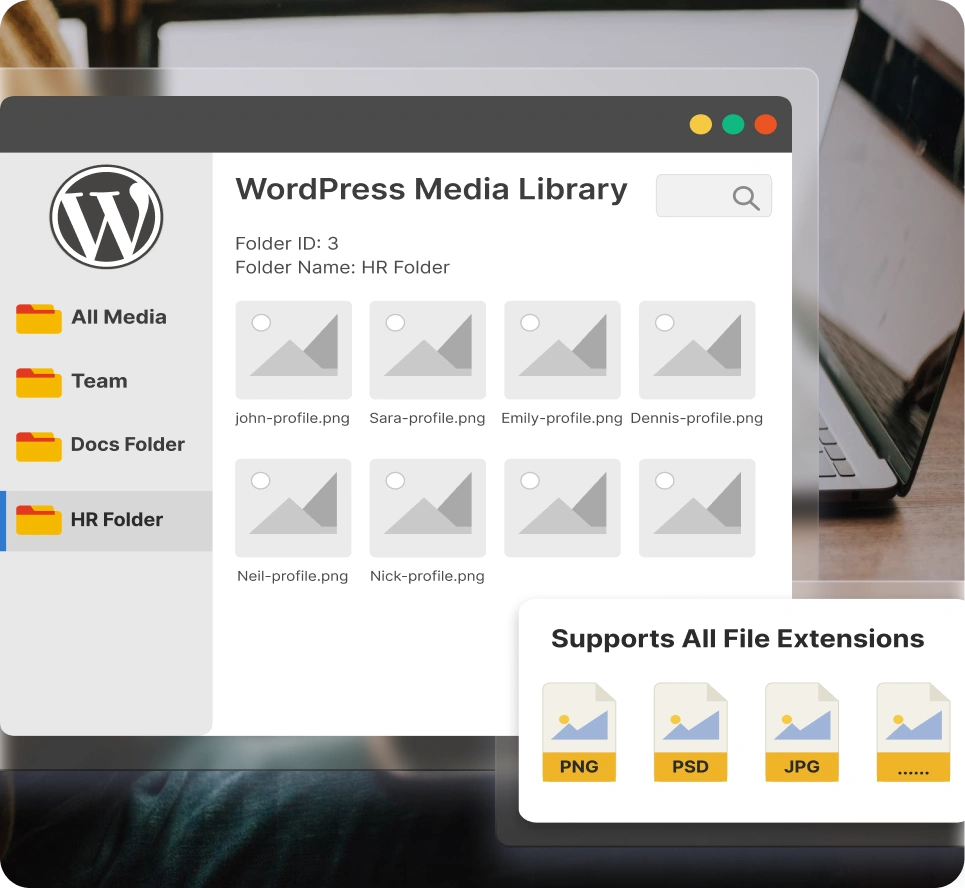 media management & restriction - organize library