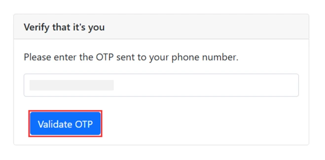 Umbraco 2FA - Validate OTP on login