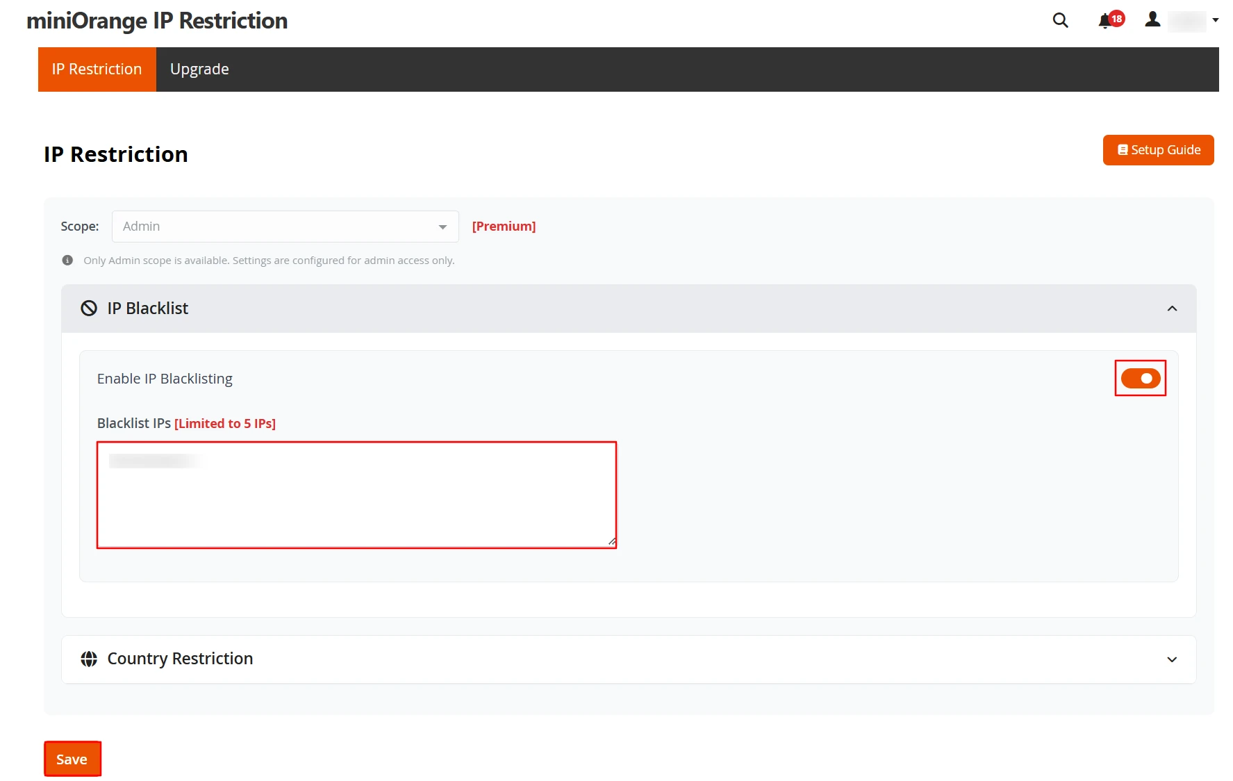 Magento IP Restriction | IP addresses Blacklist Settings