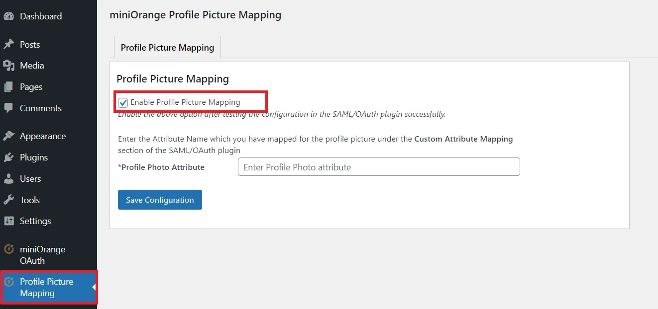 Profile Picture Mapping - addon profile picture mapping