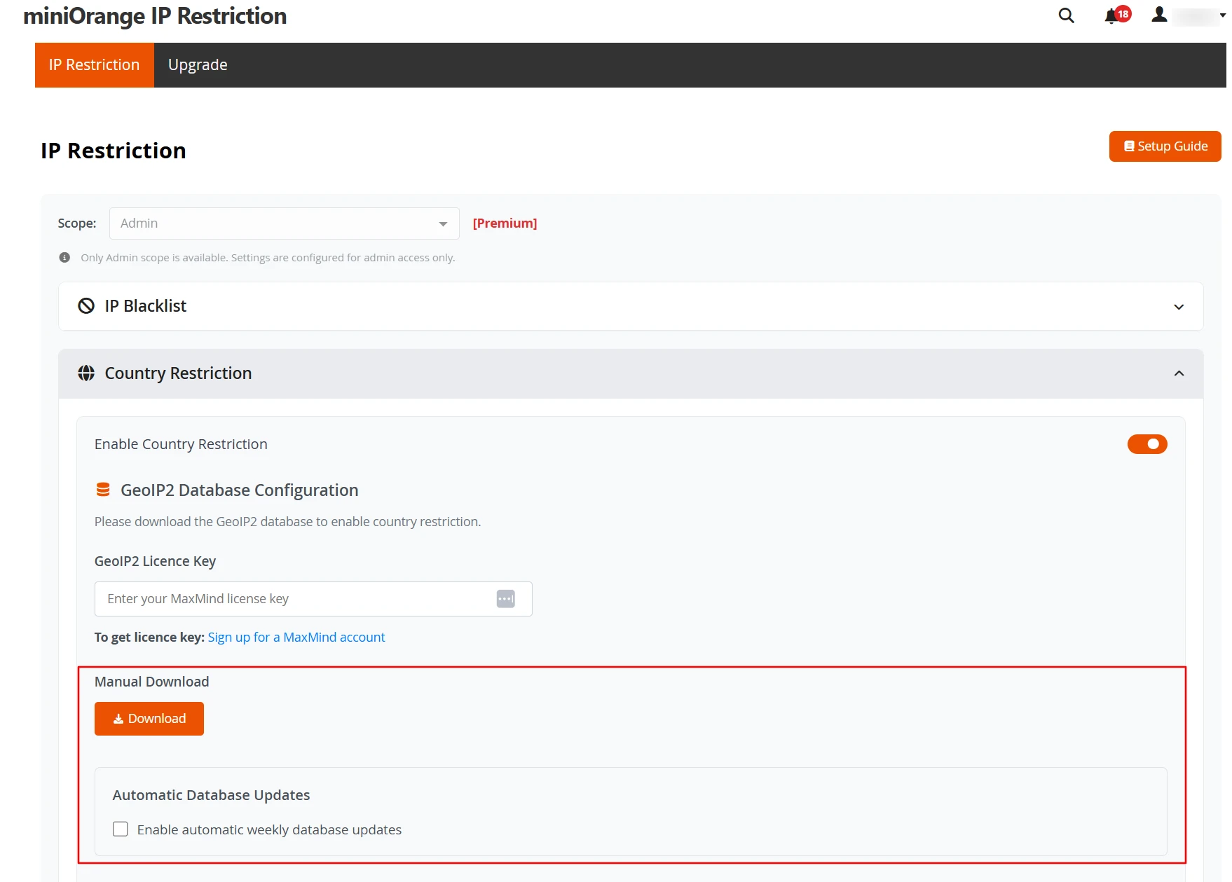 Magento IP Restriction | Manual Download